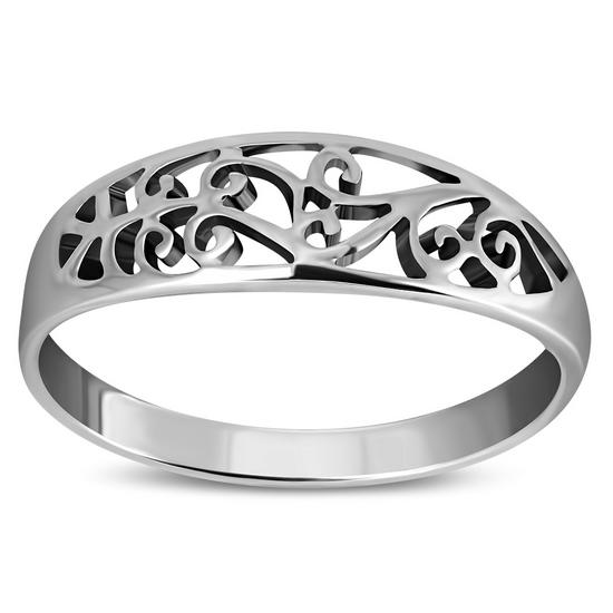 Plain Rings: Sterling Silver Ring, rp723