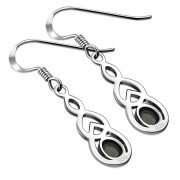 Labradorite Celtic Knot Earrings - e299
