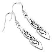 Long Celtic Knot Earrings, ep102