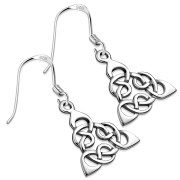 Celtic Plain Silver Earrings, ep105