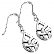 Celtic Knot Plain Trinity Earrings, ep123