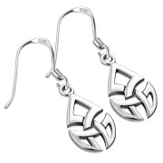 Celtic Knot Plain Trinity Earrings, ep123