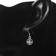 Plain Celtic Knot Silver Earrings, ep157