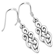 Sterling Silver Celtic Style Earrings, ep159