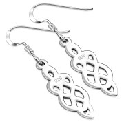 Sterling Silver Celtic Style Earrings, ep159
