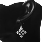 Sterling Silver Celtic Trinity Knot Earrings, ep239