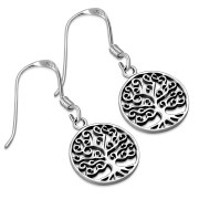 Tree of Life Sterling Silver Earrings, ep335