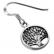Tree of Life Sterling Silver Earrings, ep336