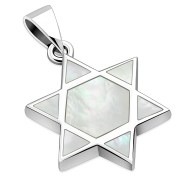 Mother of Pearl Star David Pendant, p19