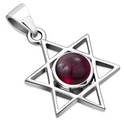 Garnet Star of David Pendant, p378