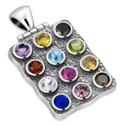 Large Hoshen Silver Pendant, p388