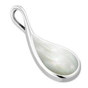 Mother of Pearl Drop Silver Pendant, p504