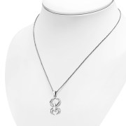 Mother of Pearl Spider Silver Pendant, p514