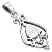 Mother of Pearl Silver Pendant, p515
