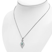 Abalone Silver Pendant, p515