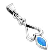 Mother of Pearl Oval Silver Pendant, p518
