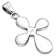 Black Onyx Silver Cross Pendant, p526