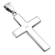 Black Onyx Silver Cross Pendant, p532