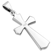 Mother of Pearl Silver Cross Pendant, p533