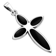 Black Onyx Cross Pendant, p544