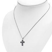 Black Onyx Cross Pendant, p549