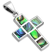 Abalone Cross Pendant, p549