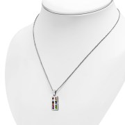Small Silver Hoshen Pendant, p556