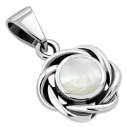Mother of Pearl Silver Pendant, p627
