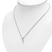 Mother of Pearl Sterling Silver Drop Pendant