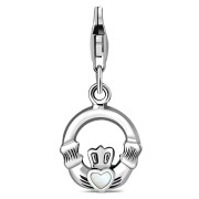 Claddagh Silver Pandora Charm w/ Mother of Pearl - PD158MOP