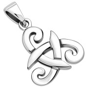 Tiny Celtic Swords Silver Pendant, pn177