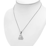 Tiny Celtic Swords Silver Pendant, pn177