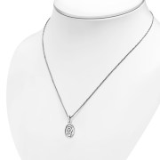 Celtic Knot Silver Pendant, pn430