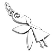 Celtic Fairy Silver Pendant, Irish Jewellry.pn494