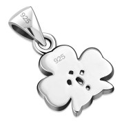 Tiny Plain Shamrock Pendant, pn524