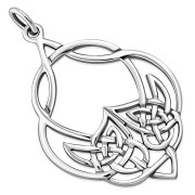 Celtic Knot Medium Silver Pendant, pn527