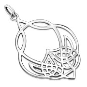 Celtic Knot Medium Silver Pendant, pn527