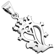 Plain Silver Luckenbooth Pendant, pn538