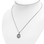 Thistle Silver Pendant, pn540