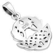 Thistle Silver Pendant, pn540