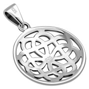 Plain Silver Celtic Pendant, pn557