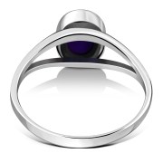 Amethyst Silver Ring, r014