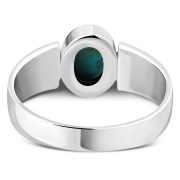 Celtic Turquoise Stone Silver Ring, r111