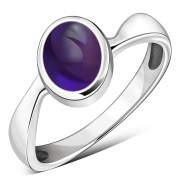 Amethyst Silver Ring, r199