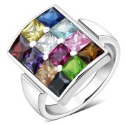 Hoshen Womens Silver Ring, r458