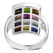 Hoshen Womens Silver Ring, r458