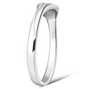 Mother of Pearl Shell Silver Ring, r475