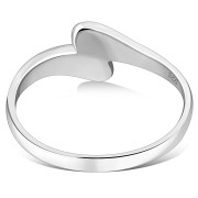 Mother of Pearl Sterling Silver Drops Ring, r476