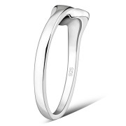 Abalone Shell Silver Drops Ring, r476