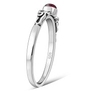 Ethnic Garnet Stone Ring, r482